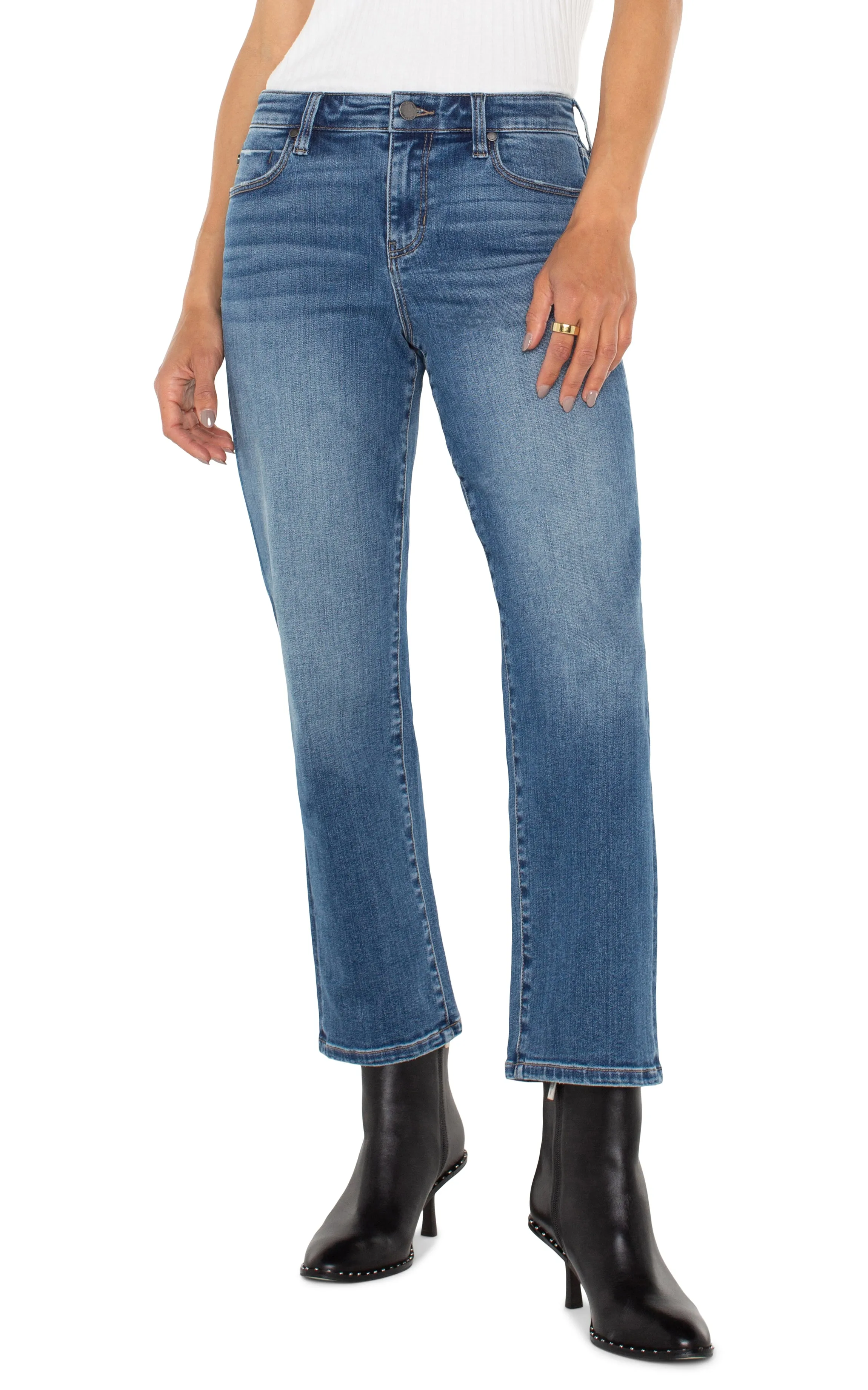 Kennedy Crop Straight Jeans - Mcallaster
