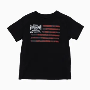 Kid's Flag Graphic Short Sleeves T Shirt