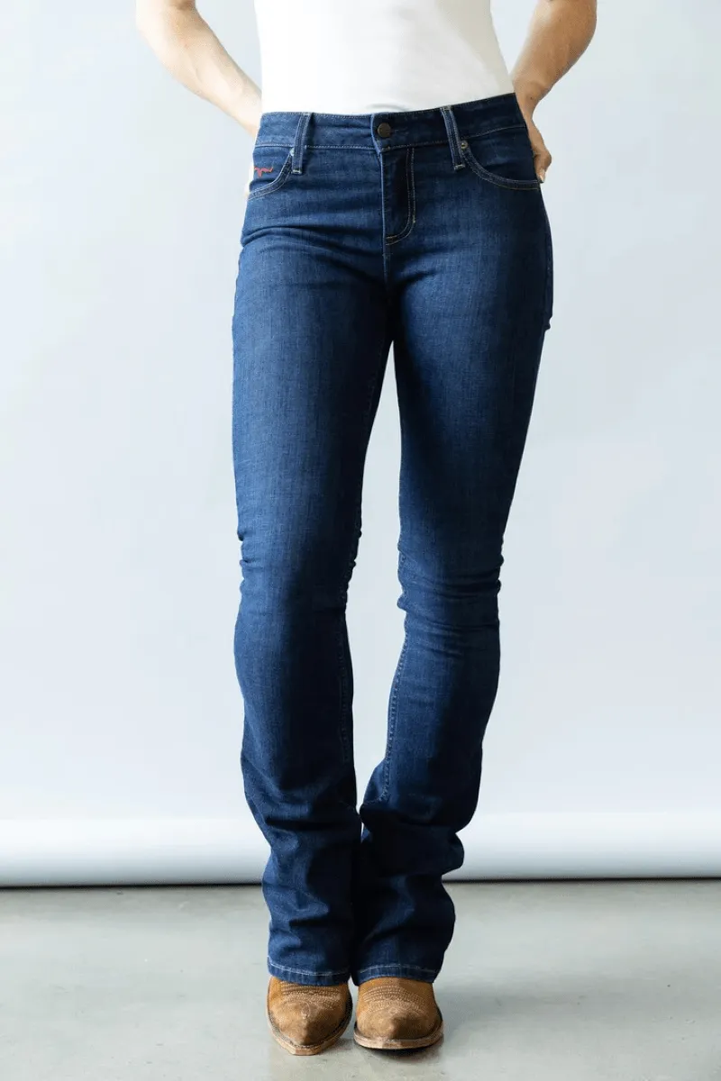 Kimes Jeans Womens Chloe Mid-Rise
