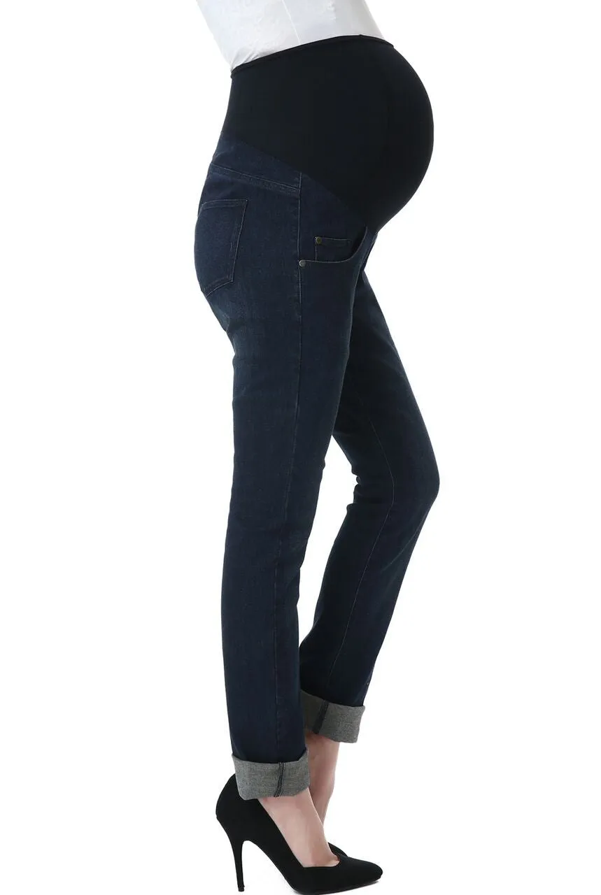 Kimi   Kai Maternity "Frankie" Straight Leg Denim Jeans