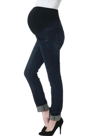 Kimi   Kai Maternity "Frankie" Straight Leg Denim Jeans