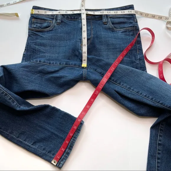 Kut From The Kloth Reese Ankle Straight Leg Jeans Ripped Knee Size 4