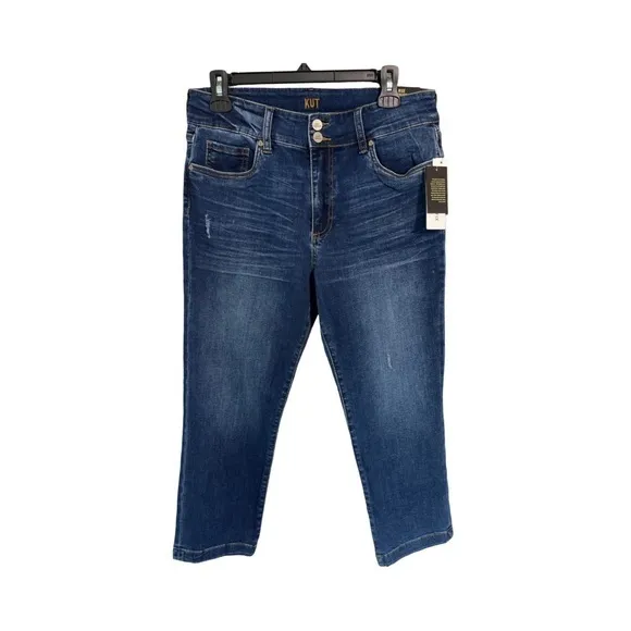 Kut from the Kloth Taya High Rise Crop Straight Women’s Jeans Size 10 NWT