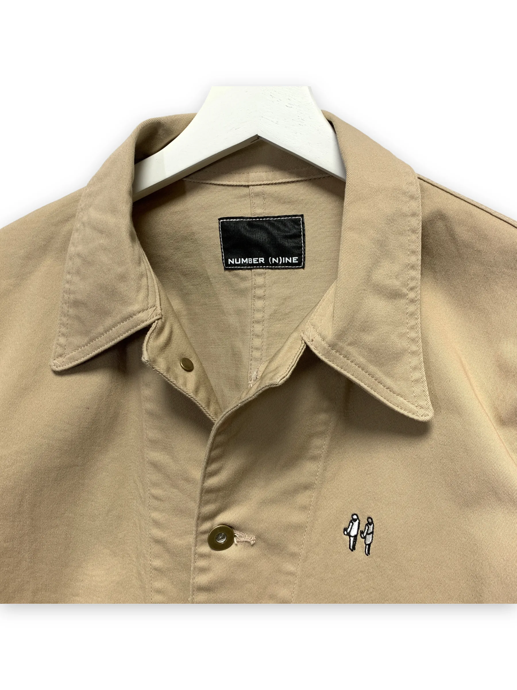 [L] Number Nine Cotton Work Smock Jacket Beige