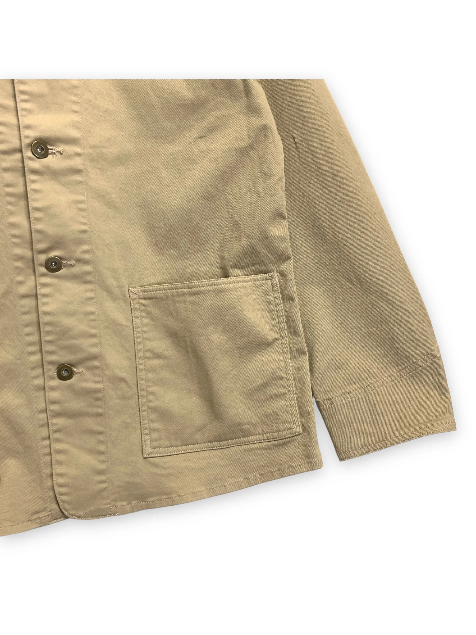 [L] Number Nine Cotton Work Smock Jacket Beige