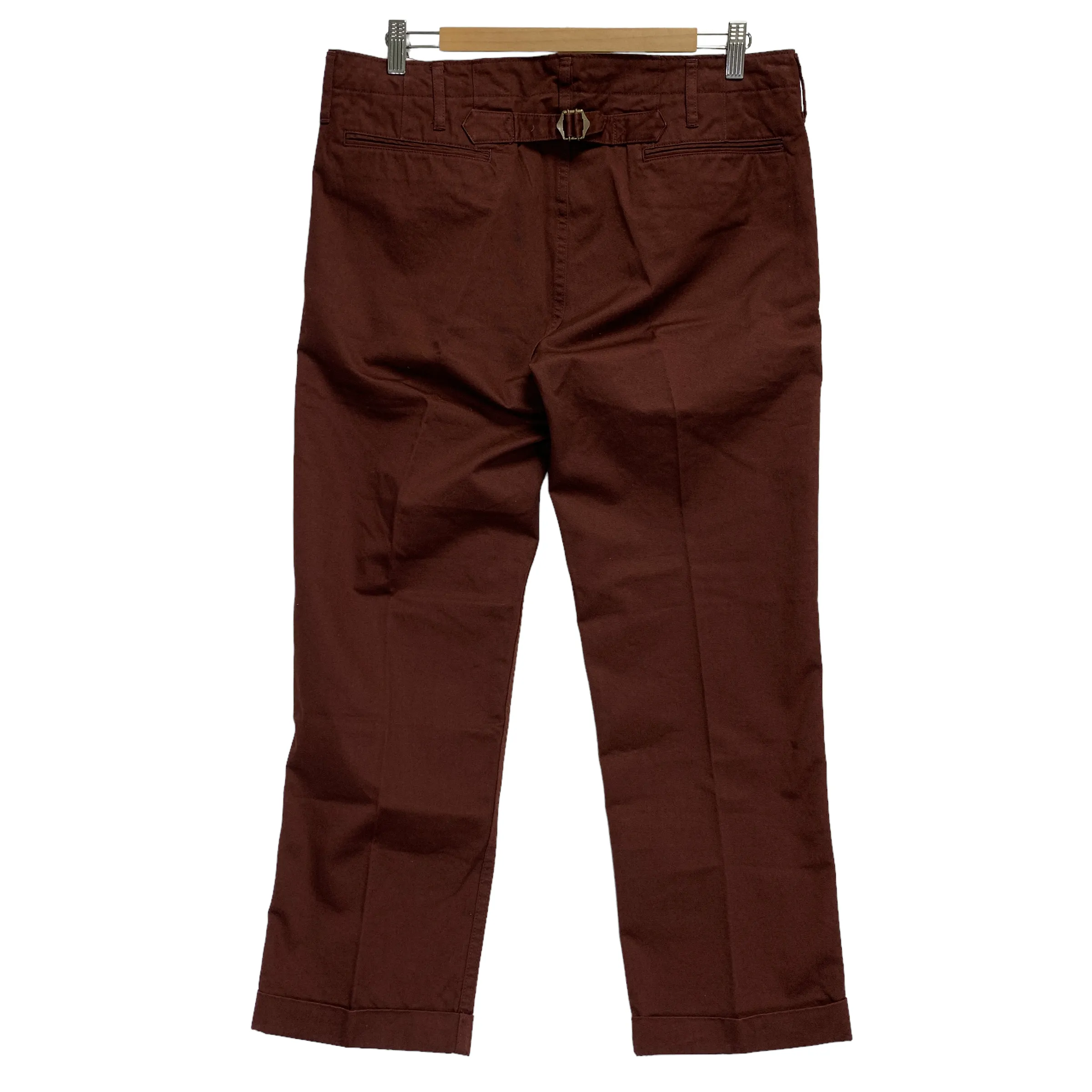 [L] Visvim 14AW High Water Chino Pants Burgundy