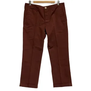 [L] Visvim 14AW High Water Chino Pants Burgundy