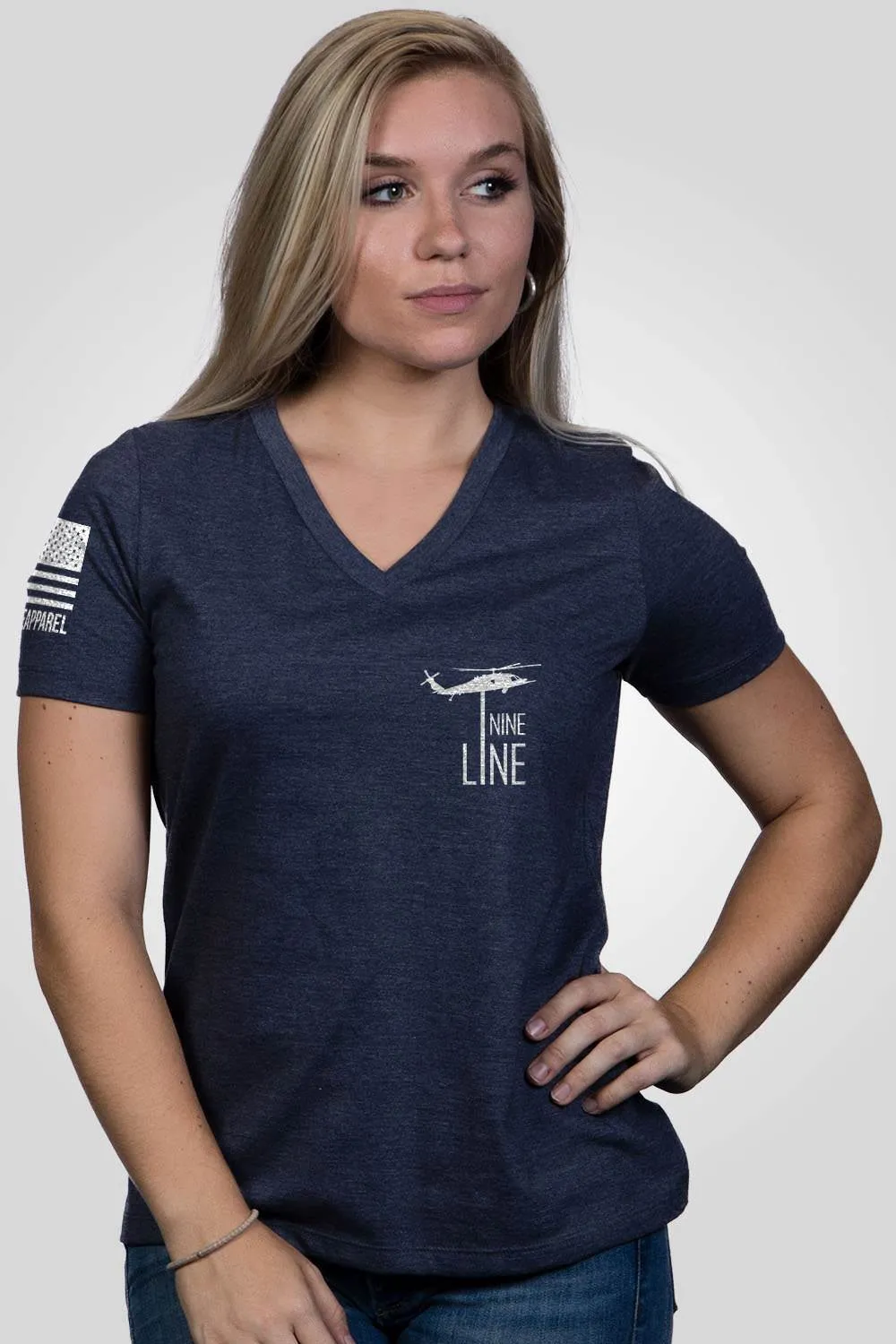 Land Shark - Women's Relaxed Fit V-Neck Shirt