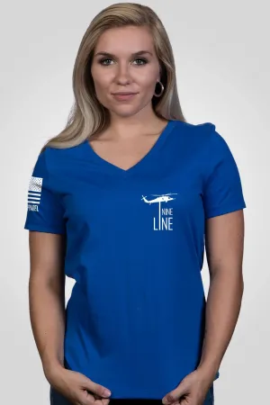 Land Shark - Women's Relaxed Fit V-Neck Shirt