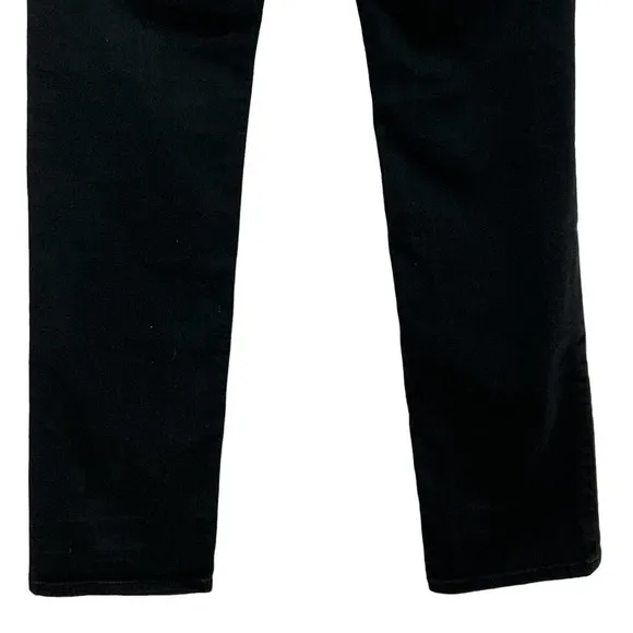 LAUREN RALPH LAUREN JEANS DARK RINSE BOOTCUT SKINNY FIVE POCKETS BLACK SIZE 4x30