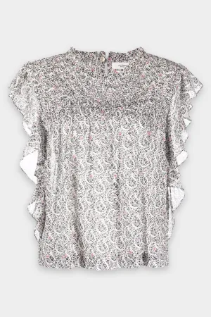 Layona Top in Ecru