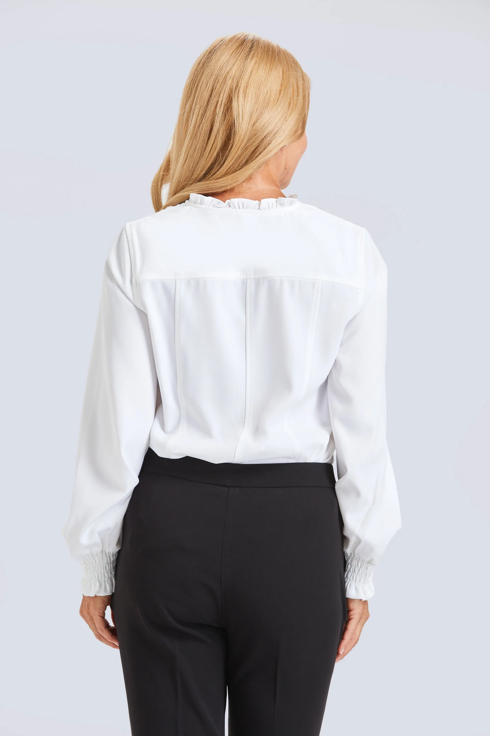 Lennox V-Neck Blouse- FINAL SALE