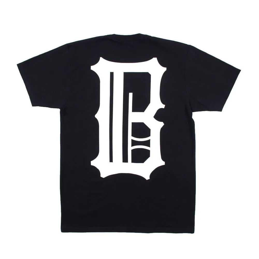 Letterman Tee - Black