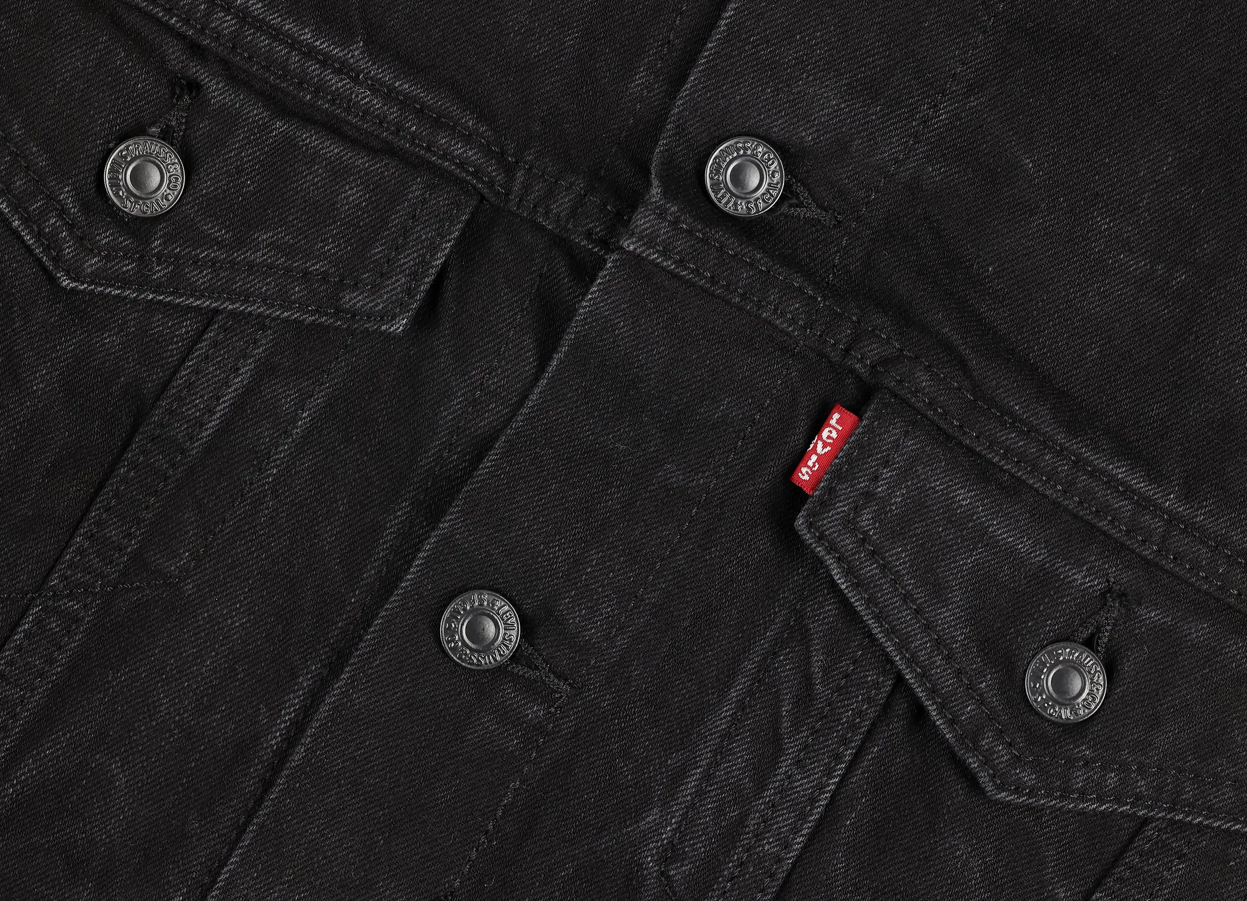 Levi's Denim Jacket - Black - M
