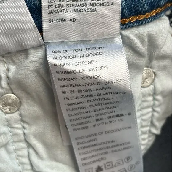 Levi’s premium Ribcage straight ankle jeans NWT 25