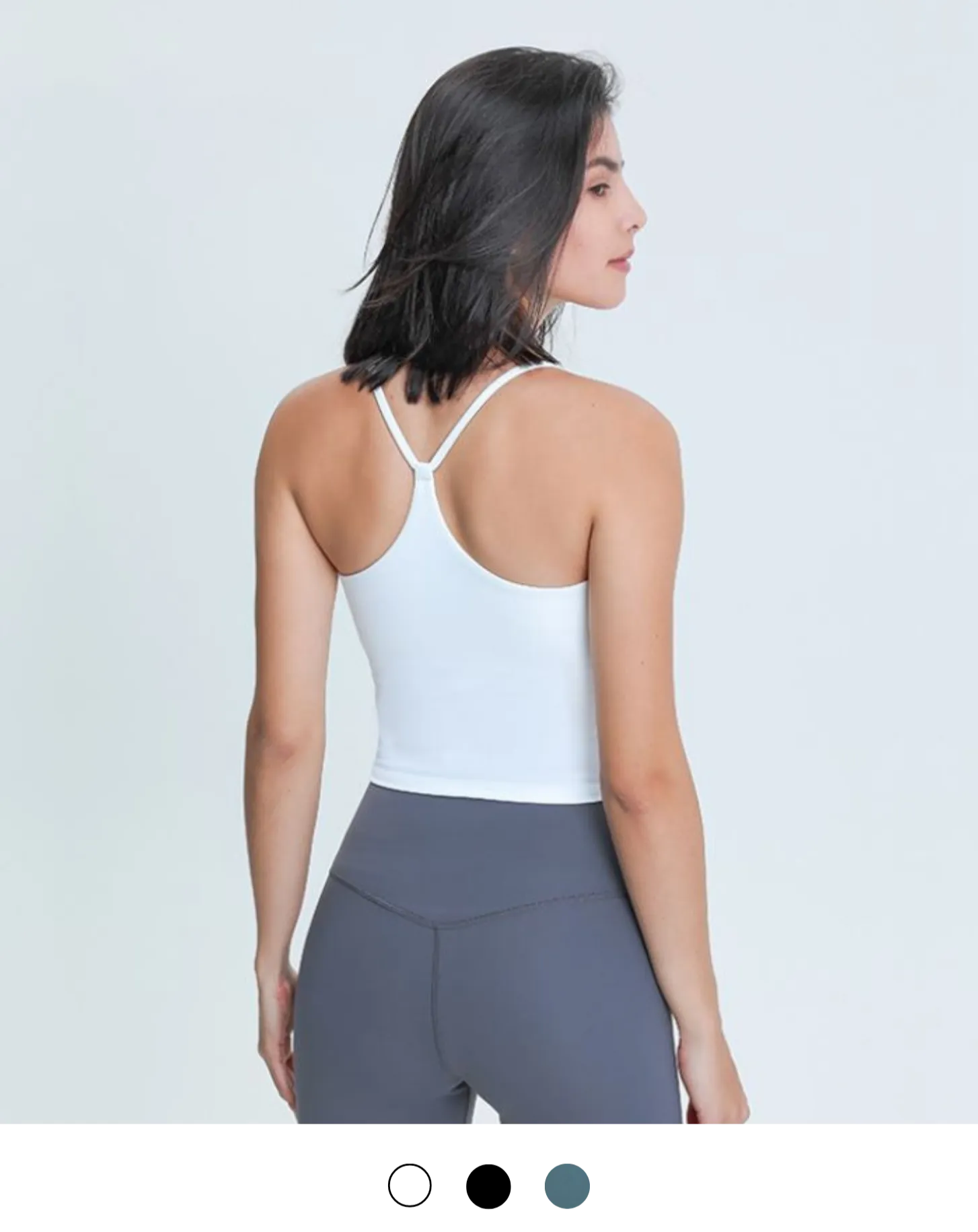 Lila Y Back Tank Bra Top - (LAST SIZES UK8-UK12)