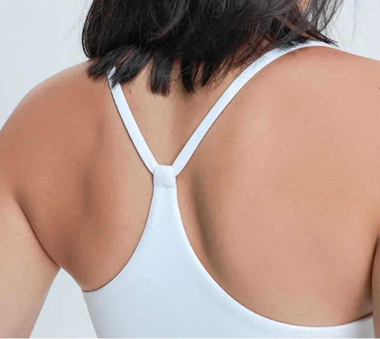 Lila Y Back Tank Bra Top - (LAST SIZES UK8-UK12)