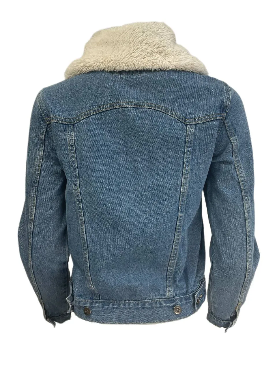 LOST IN LUNAR Women's Denim Northern Lights Jacket Size US 4 NWT