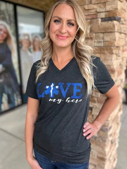 Love My Hero Tee - EMS