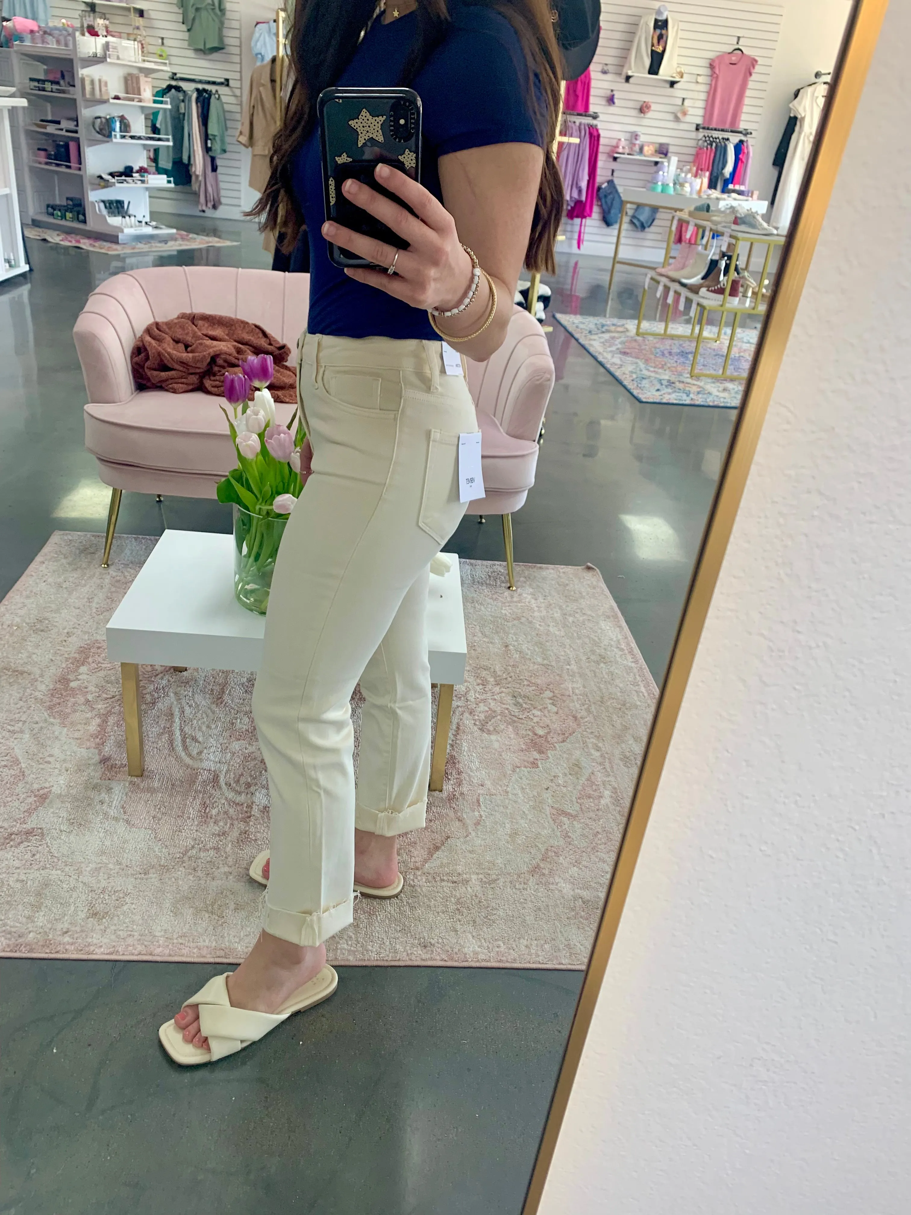 Luxury Straight Leg Jeans