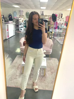 Luxury Straight Leg Jeans