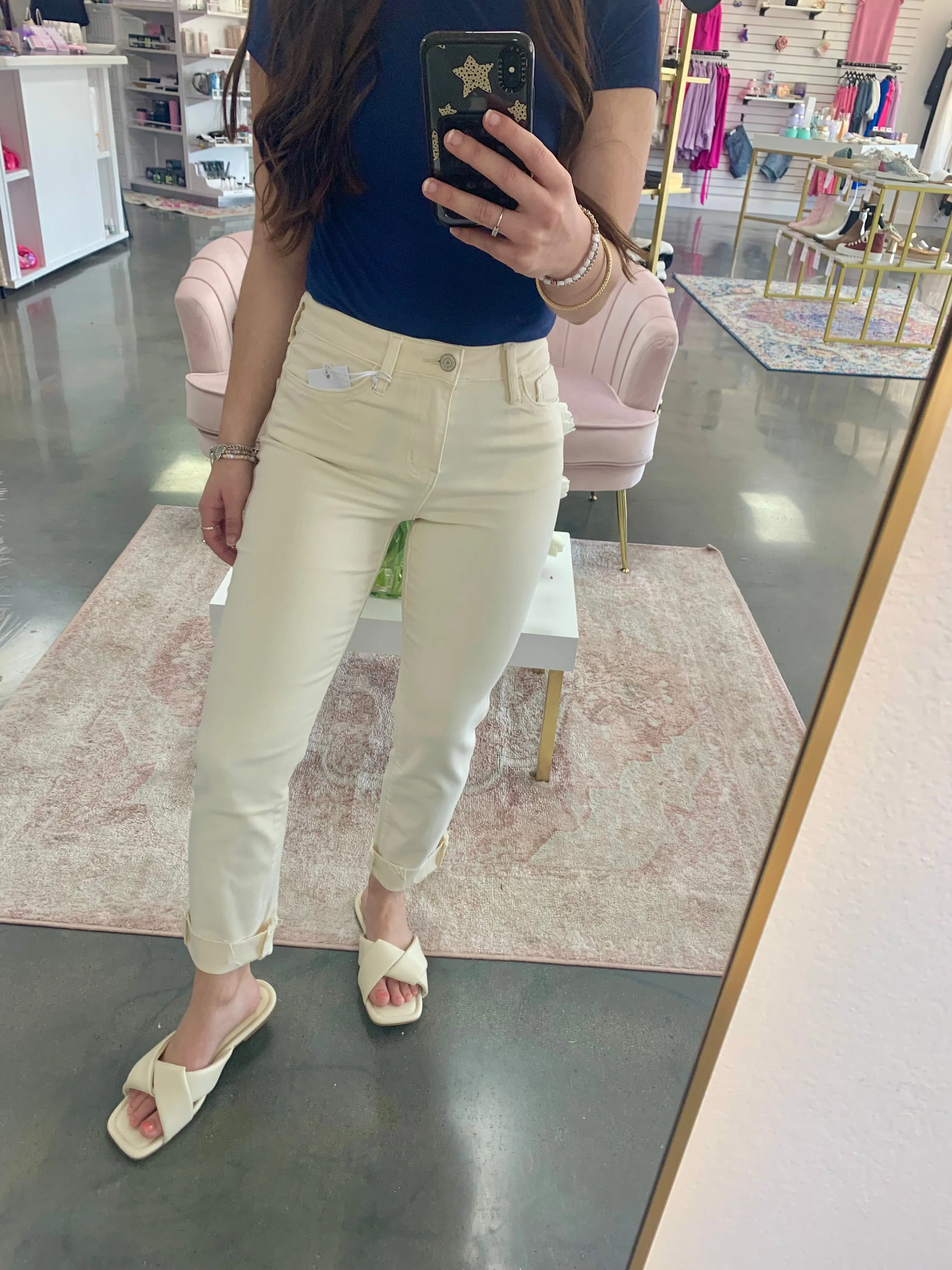 Luxury Straight Leg Jeans