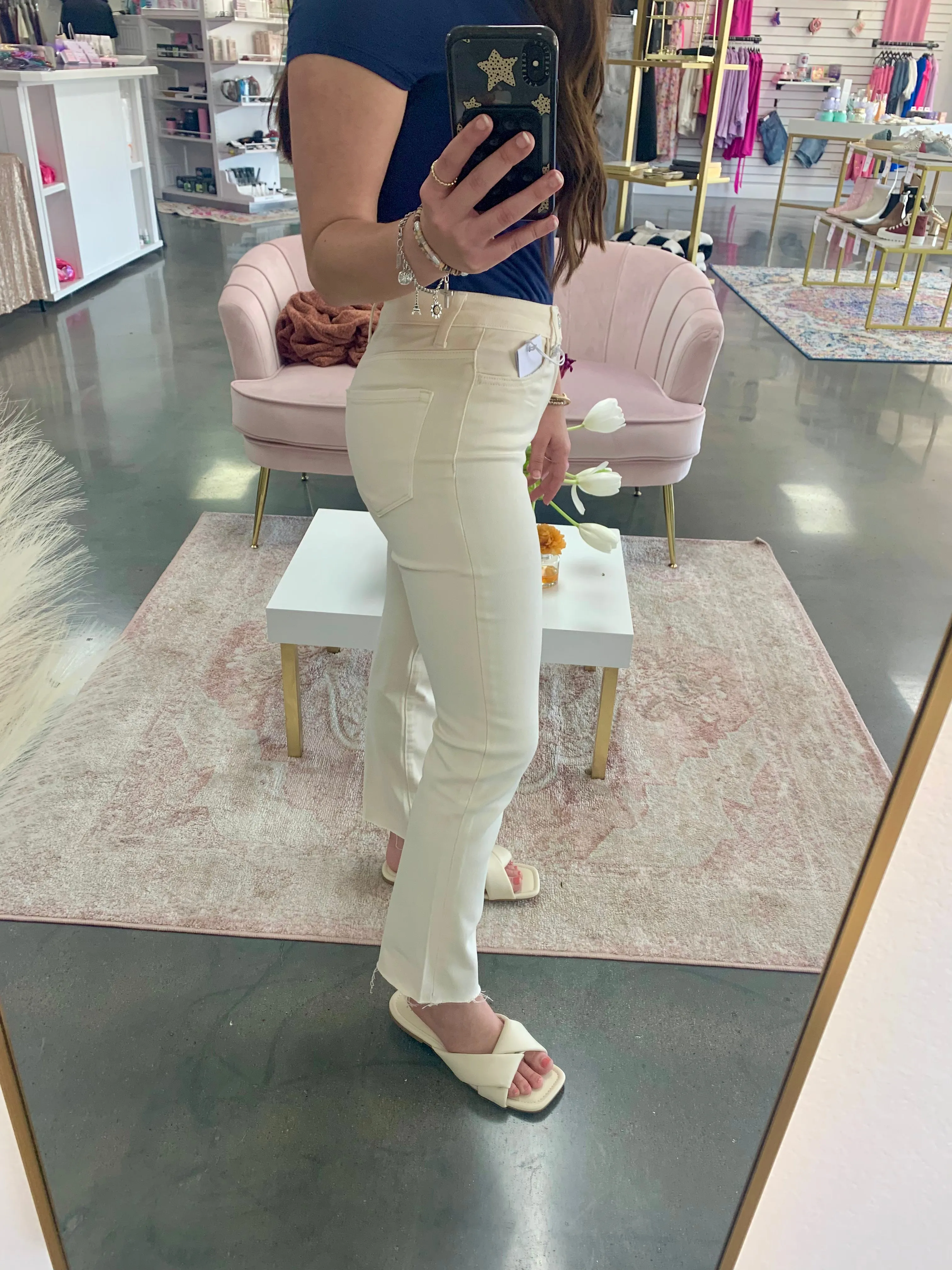 Luxury Straight Leg Jeans