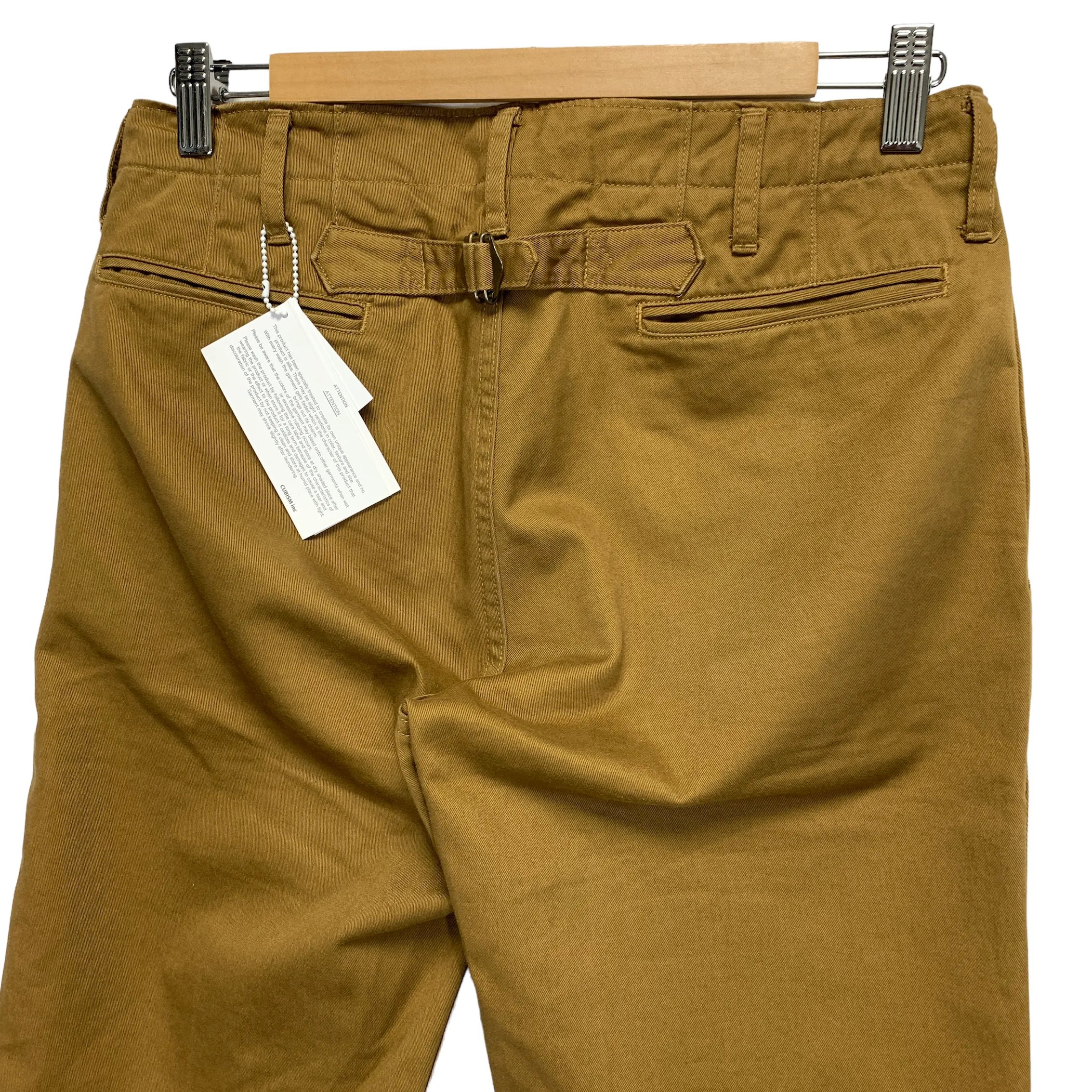 [M] Visvim 18SS High Water Chino Pants Camel