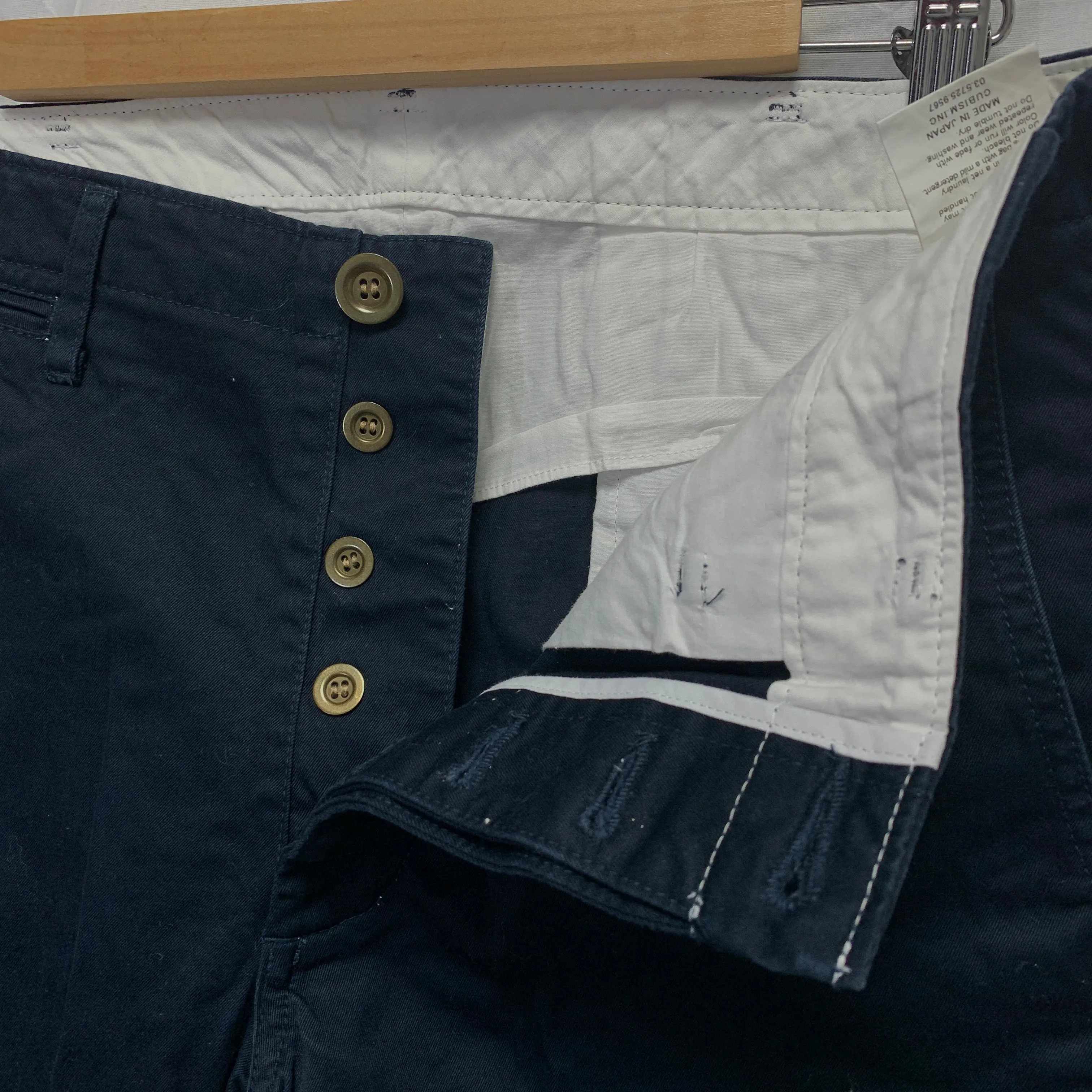 [M] Visvim Slim Chino Pants Navy