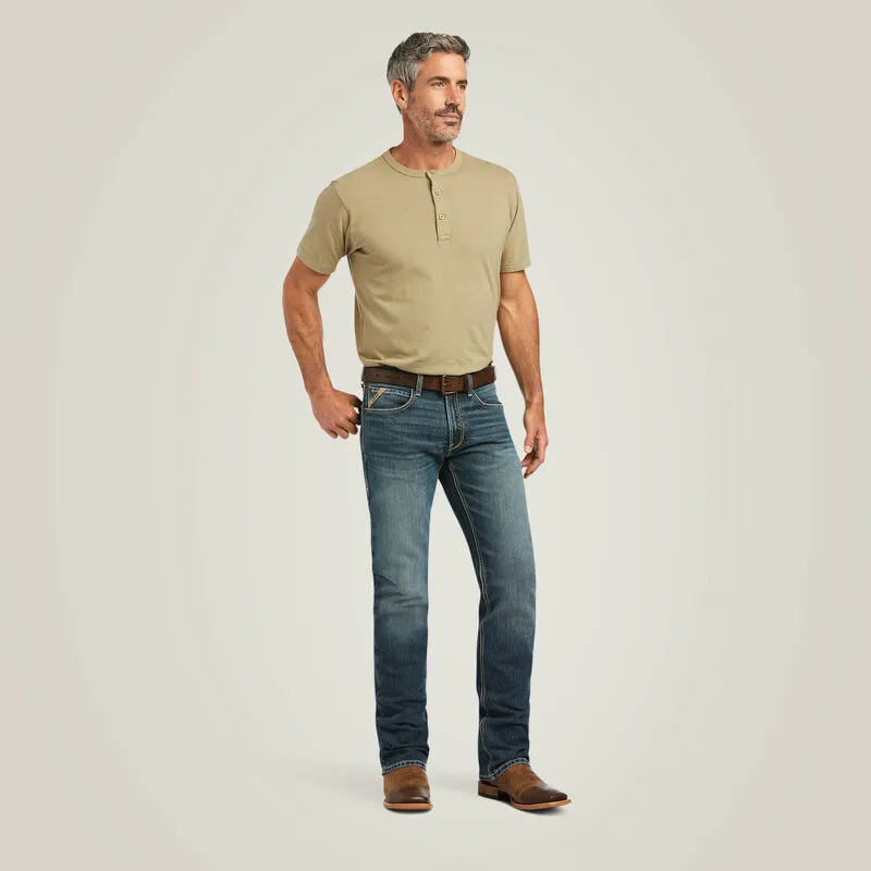 M5 Men's Straight Stretch Seneca Stackable Straight Leg Jean | 10040745