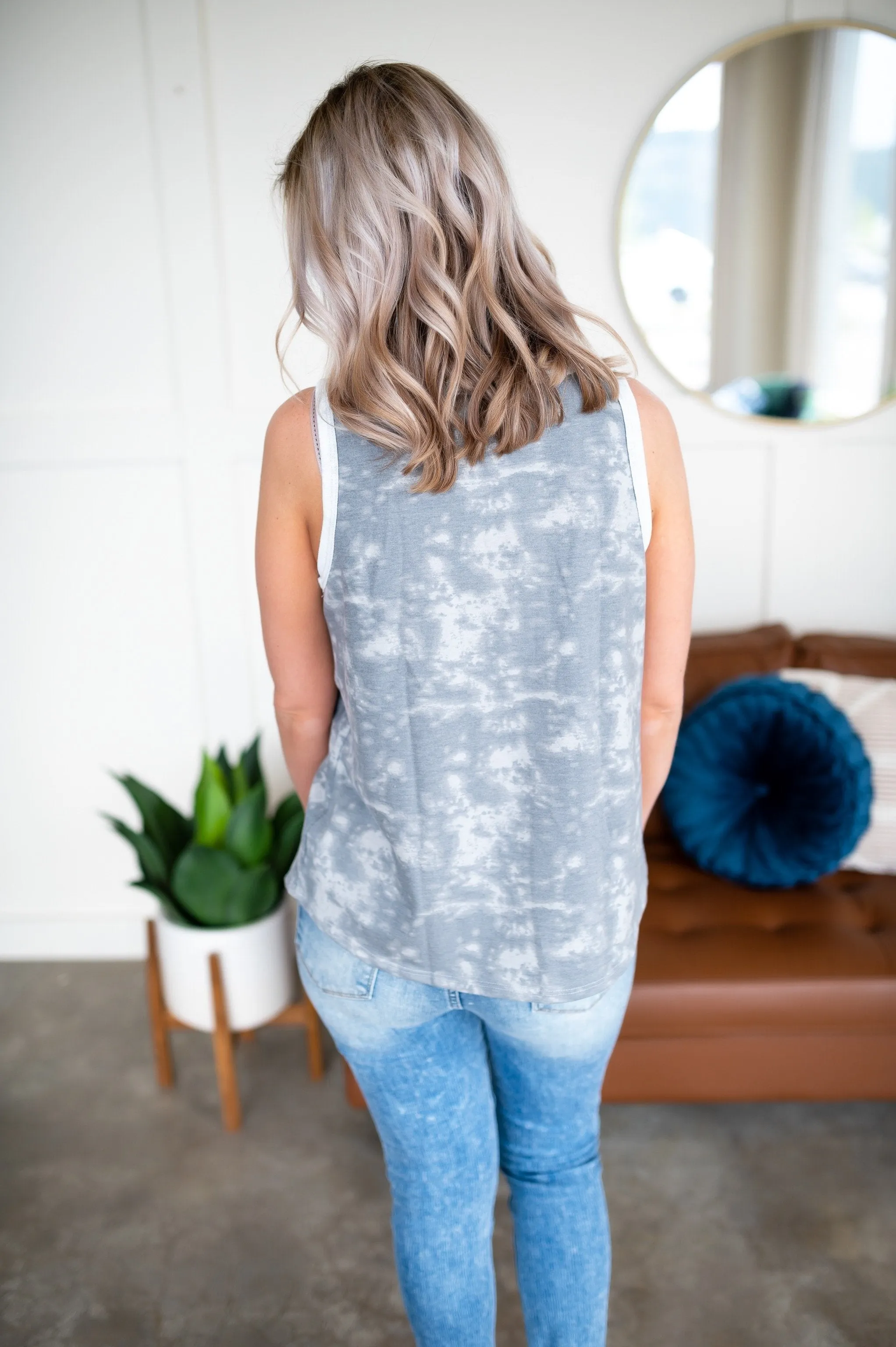 Made In The Shade Pleated Sleeveless Top