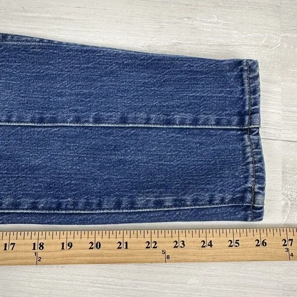 Madewell Classic Straight Jeans Size 27 Blue Bandry Wash Seamed Edition