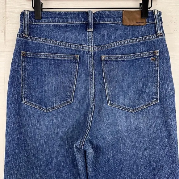 Madewell Classic Straight Jeans Size 27 Blue Bandry Wash Seamed Edition