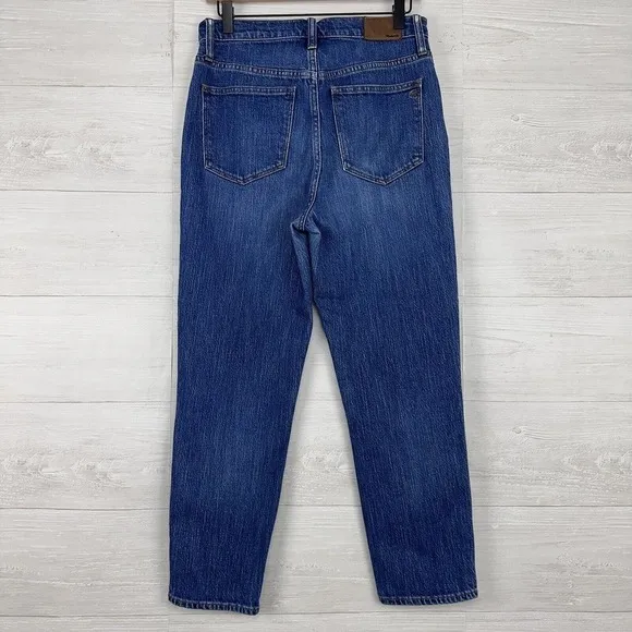 Madewell Classic Straight Jeans Size 27 Blue Bandry Wash Seamed Edition
