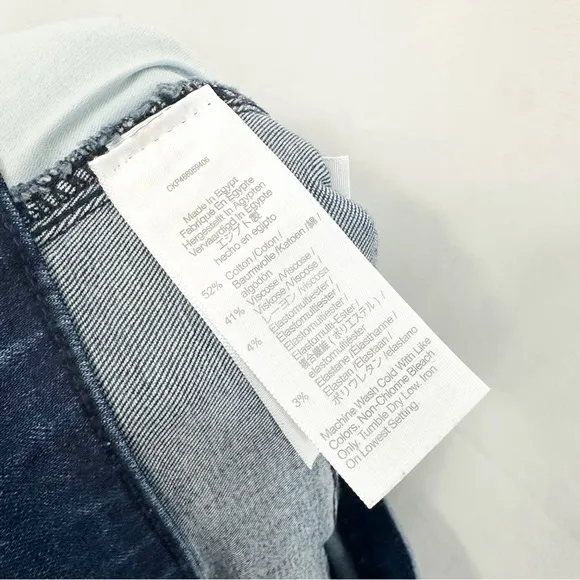 Madewell Mid Rise Stovepipe Slim Straight Leg Jeans in Dahil Wash