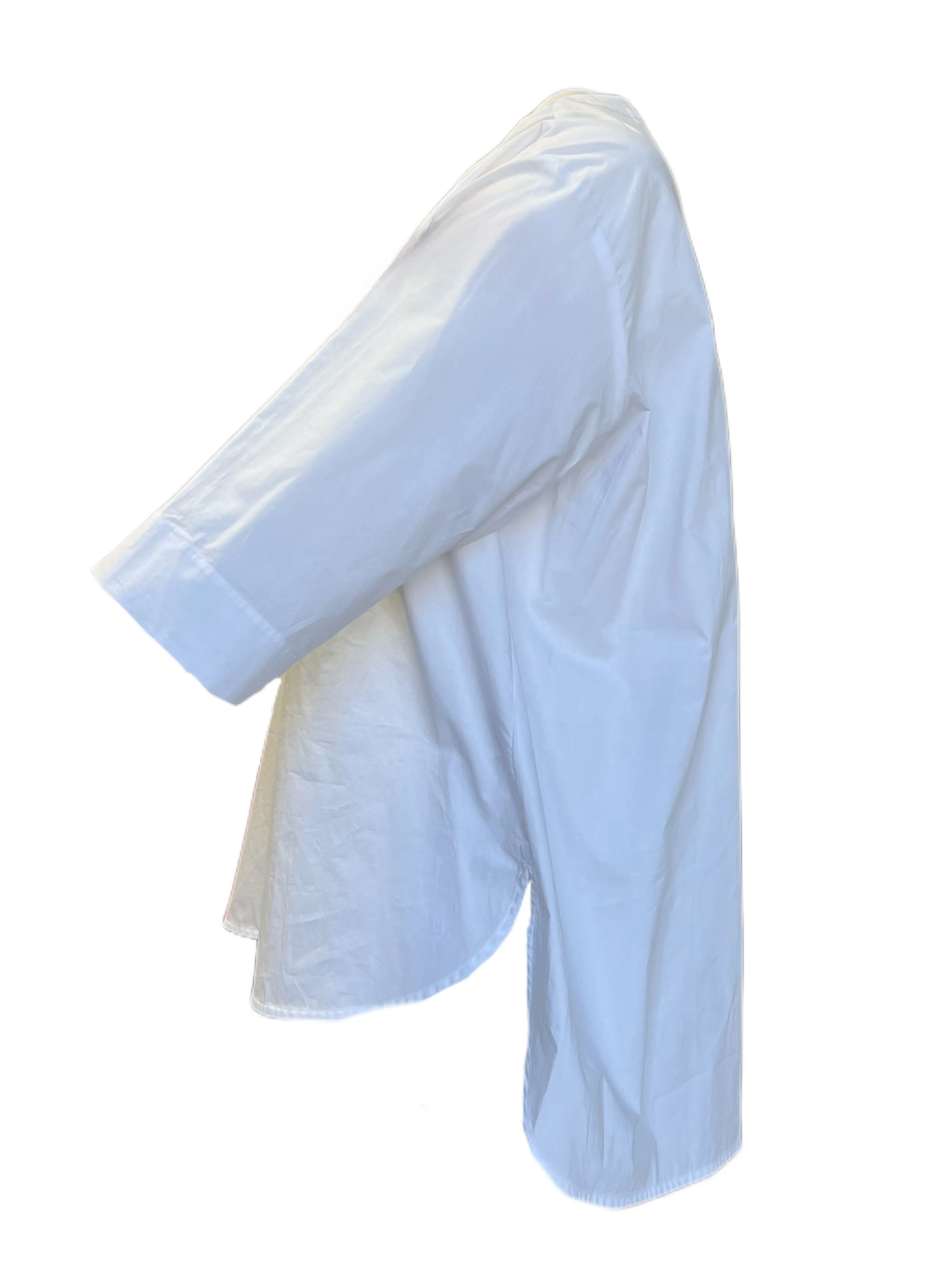 Marina Rinaldi Women's White Fauve Cotton T Shirt NWT