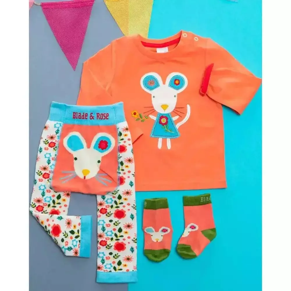 Maura the Mouse Applique Top