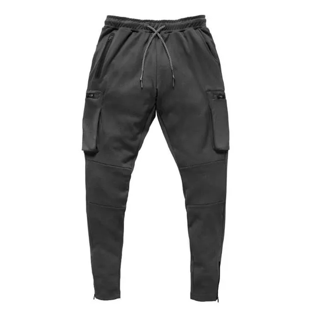 Mens Jogger Pnats Sweatpants Man Gyms Workout Fitness Cotton Trousers