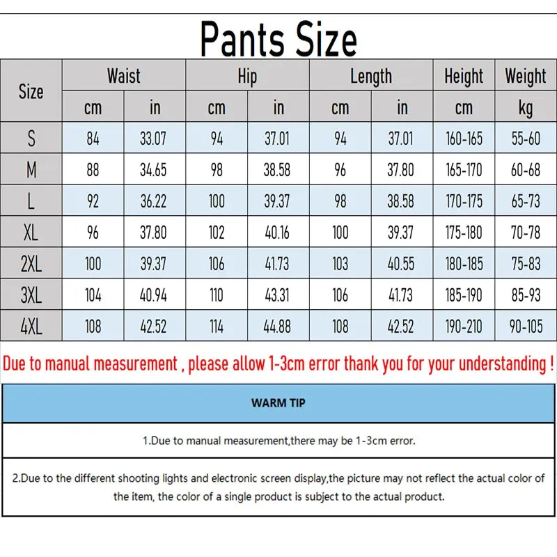 Men's Loose Jogger Pants Casual Sports Trousers