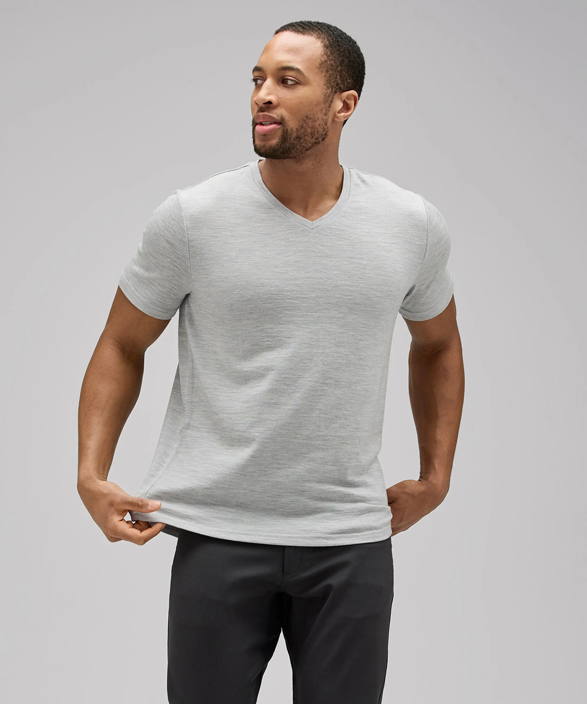 Men's Merino V-Neck T-Shirt