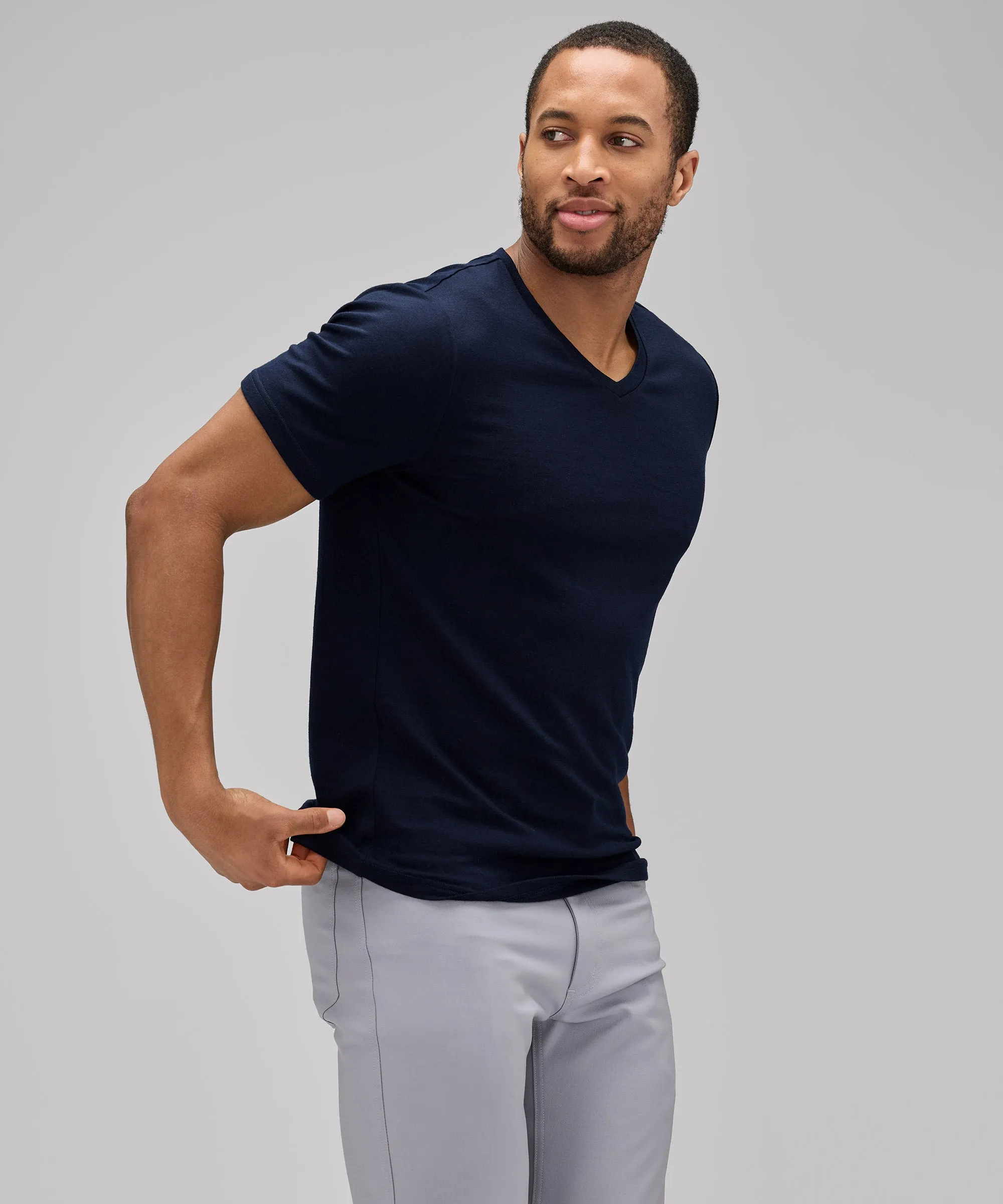 Men's Merino V-Neck T-Shirt