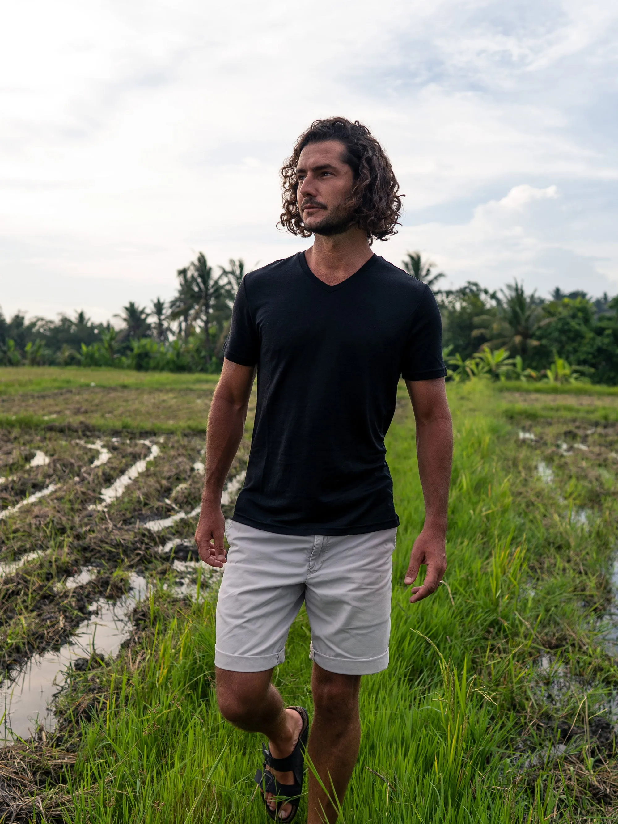 Men's Merino V-Neck T-Shirt