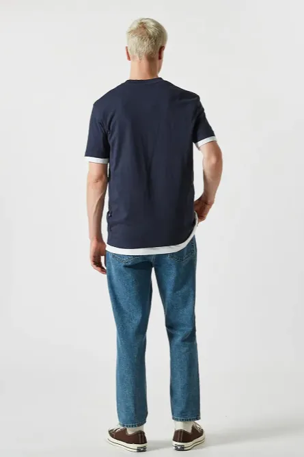 Men'S Minimum - Aarhus Ss T-Shirt | Navy Blazer