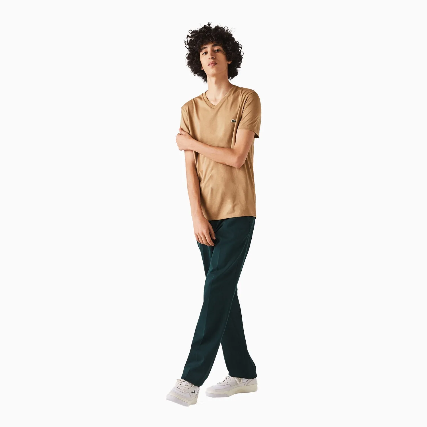 Men's Pima Cotton V-Neck Jersey T Shirt