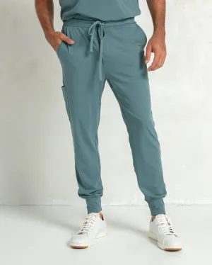 Men's Surf Green Jogger Scrub Pants