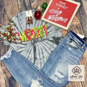 Merry Christmas (Tie Dye) Tee
