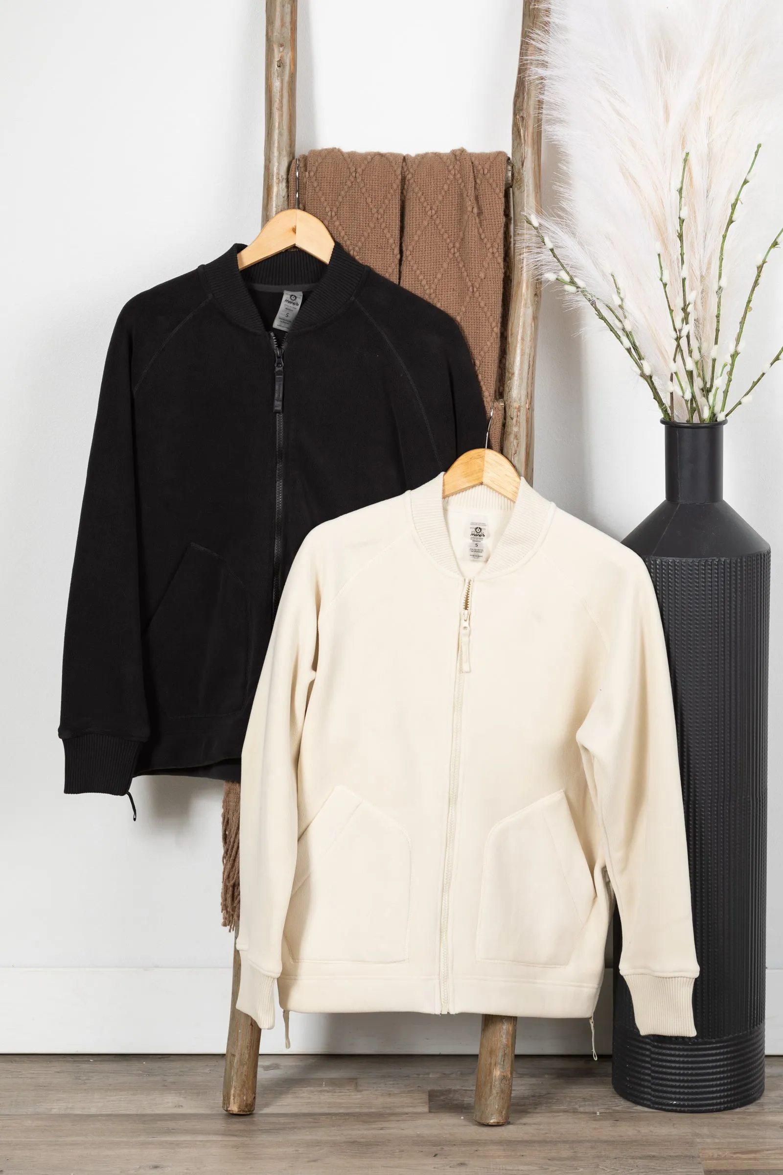 Microfleece Bomber Jacket