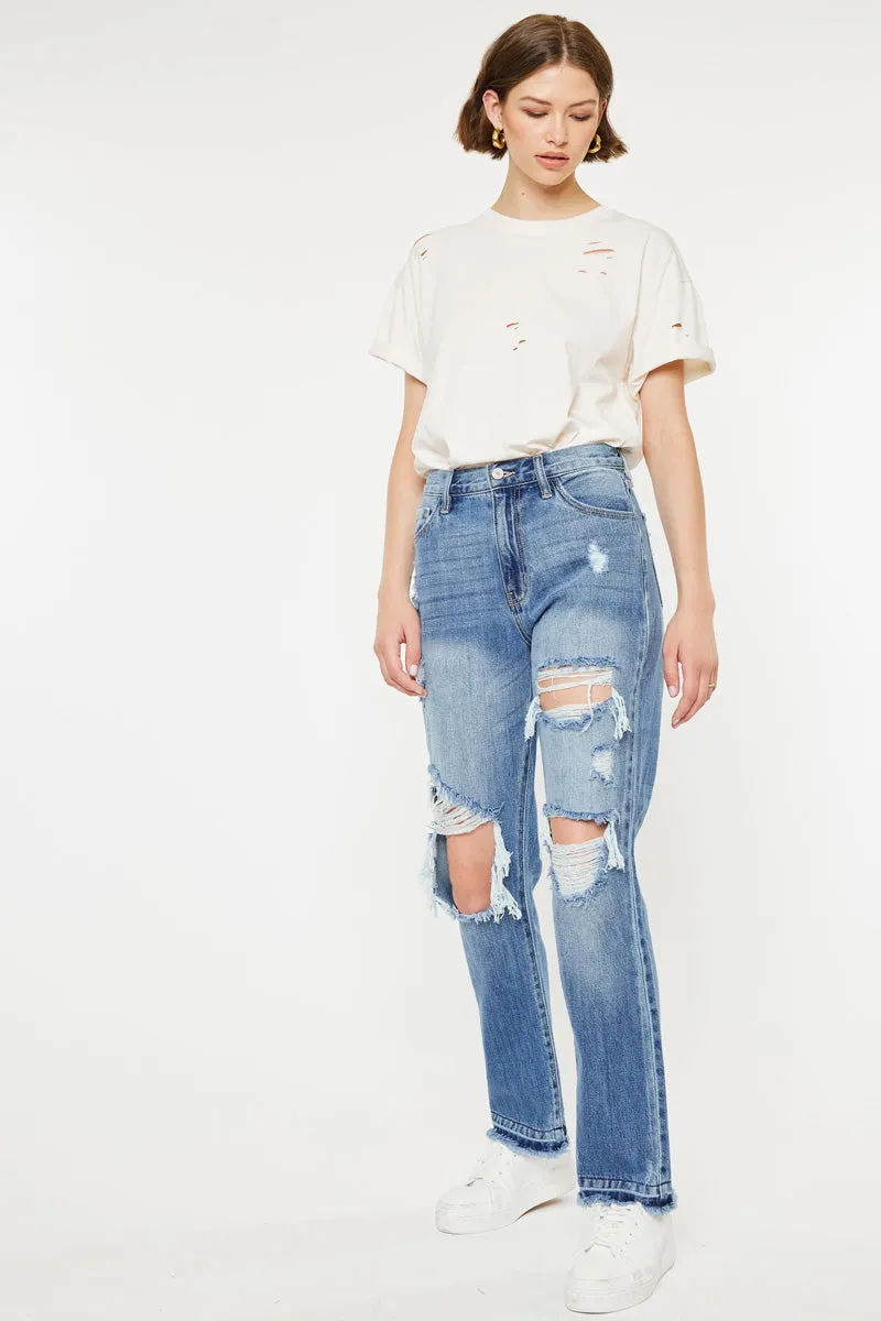 Millie High Rise Straight Leg Jeans