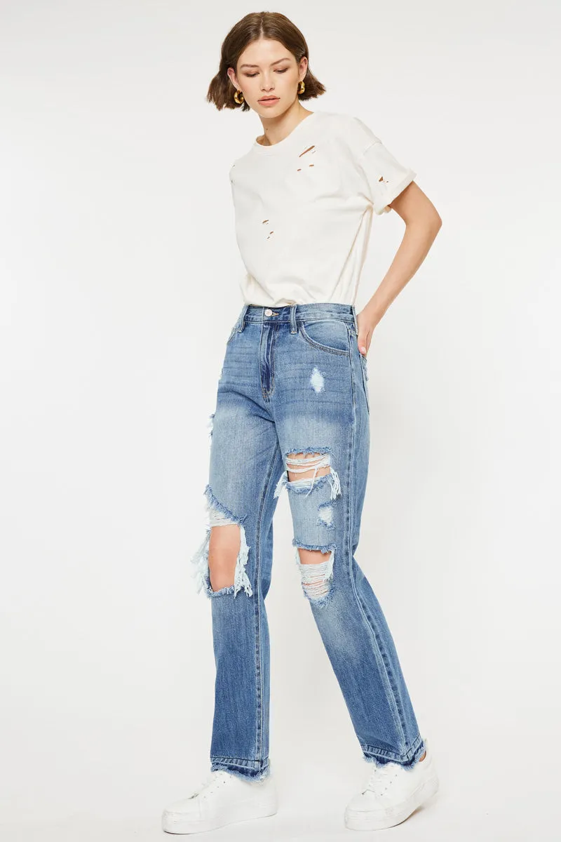 Millie High Rise Straight Leg Jeans