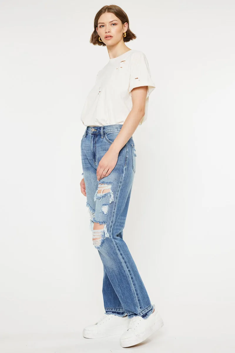Millie High Rise Straight Leg Jeans